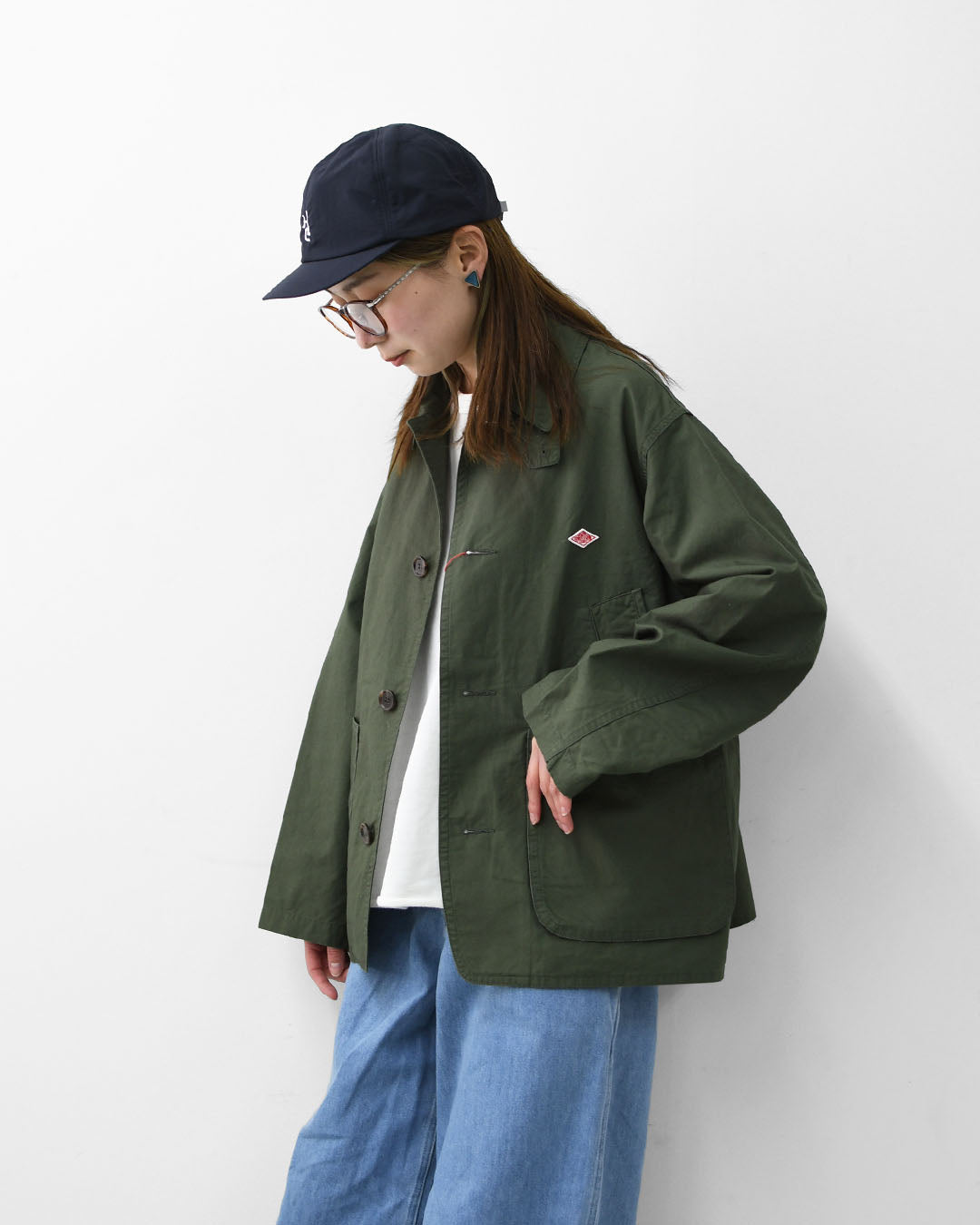 DANTON [ダントン] W WORK JACKET [DT-A0764CFD] ワークジャケット・ハンティングジャケット・ジャケット・春ジャケット・ライトアウター・アウトドア・キャンプ・LADY'S [2026SS]