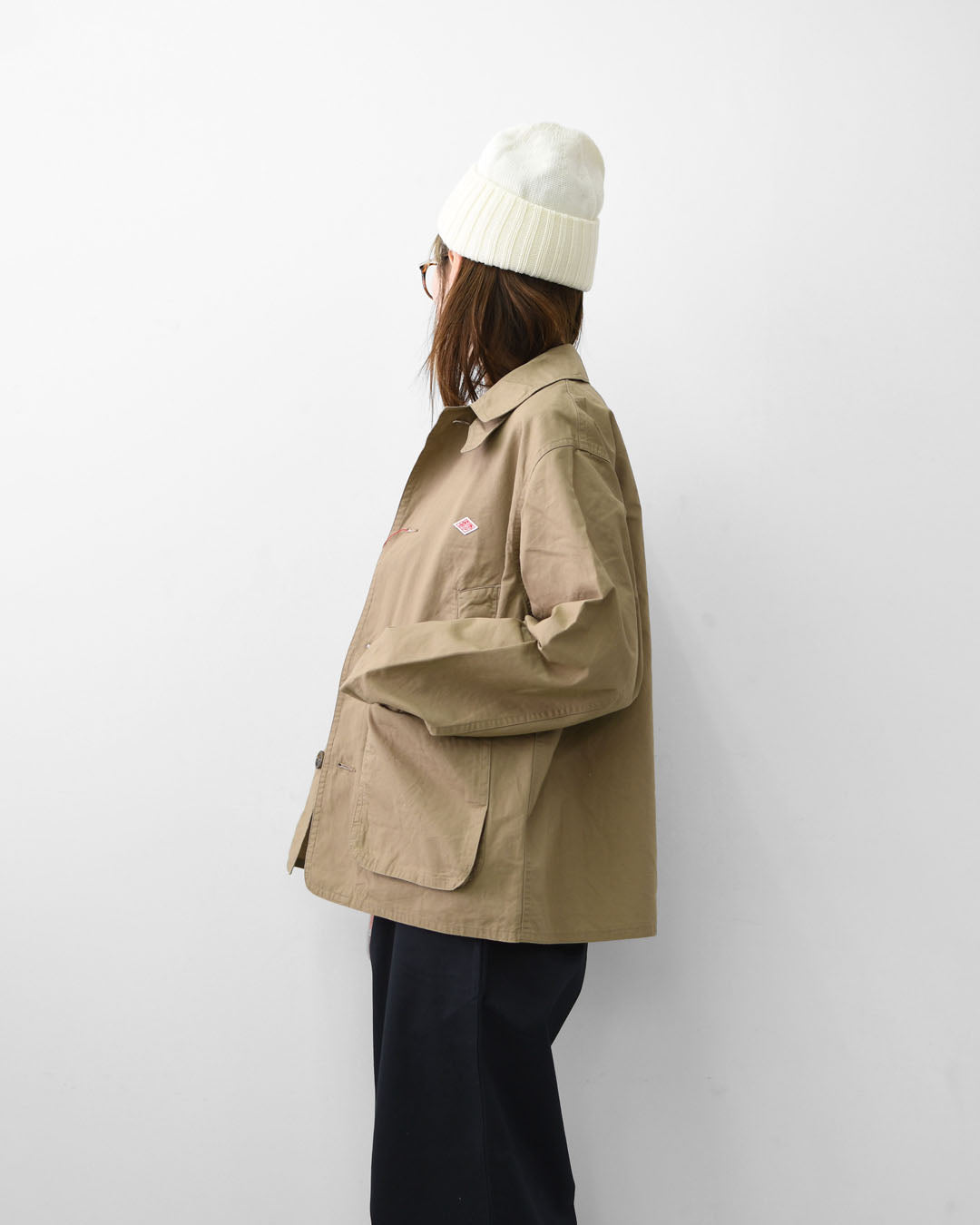 DANTON [ダントン] W WORK JACKET [DT-A0764CFD] ワークジャケット・ハンティングジャケット・ジャケット・春ジャケット・ライトアウター・アウトドア・キャンプ・LADY'S [2026SS]