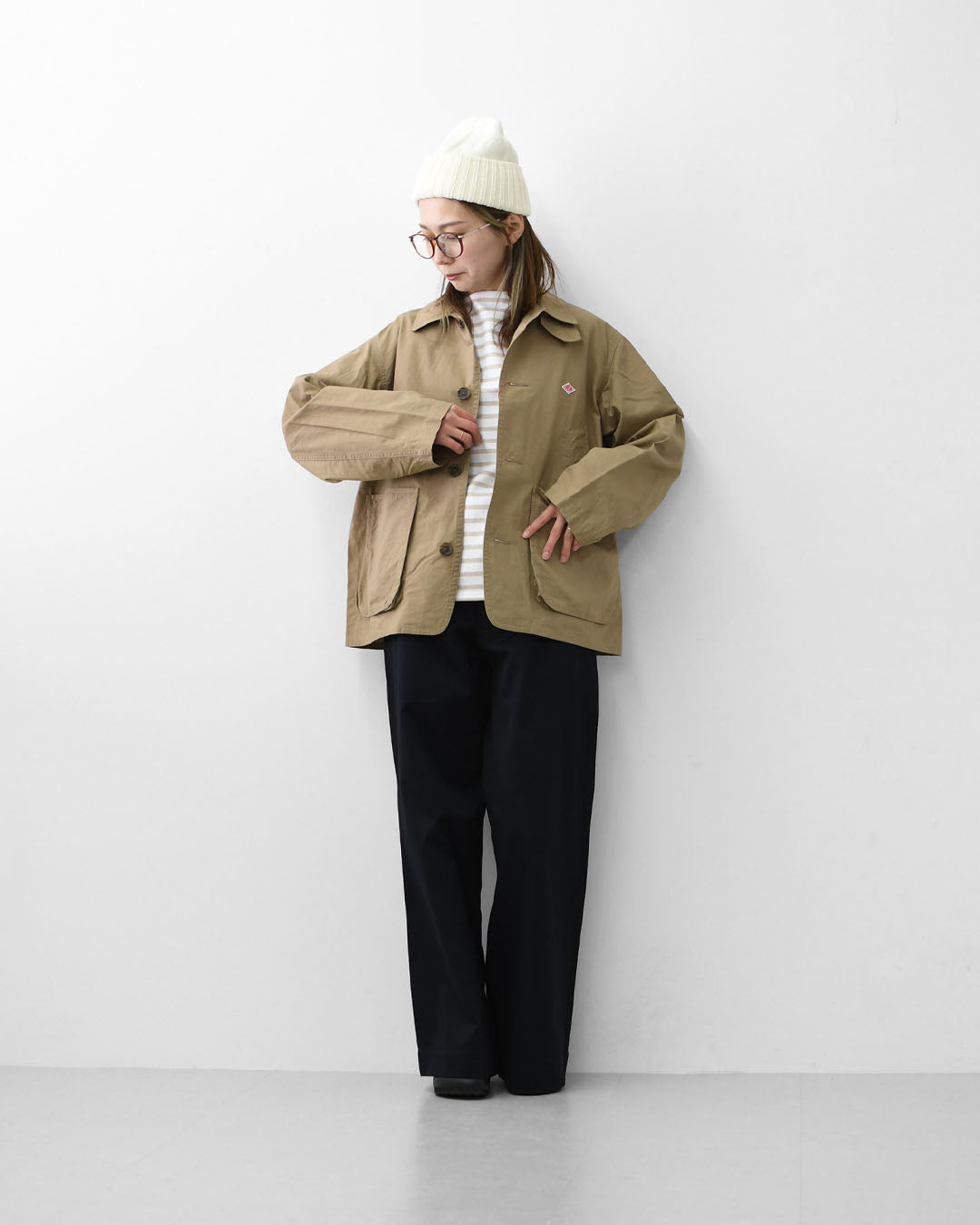 DANTON [ダントン] W WORK JACKET [DT-A0764CFD] ワークジャケット・ハンティングジャケット・ジャケット・春ジャケット・ライトアウター・アウトドア・キャンプ・LADY'S [2026SS]
