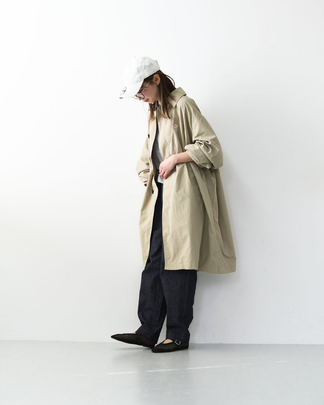 DANTON [ダントン] M COAT [DT-A0768TNY] メンズ コート・ロング丈コート・ステンカラーコート・スプリングコート・春コート・アウター・MEN'S [2026SS]