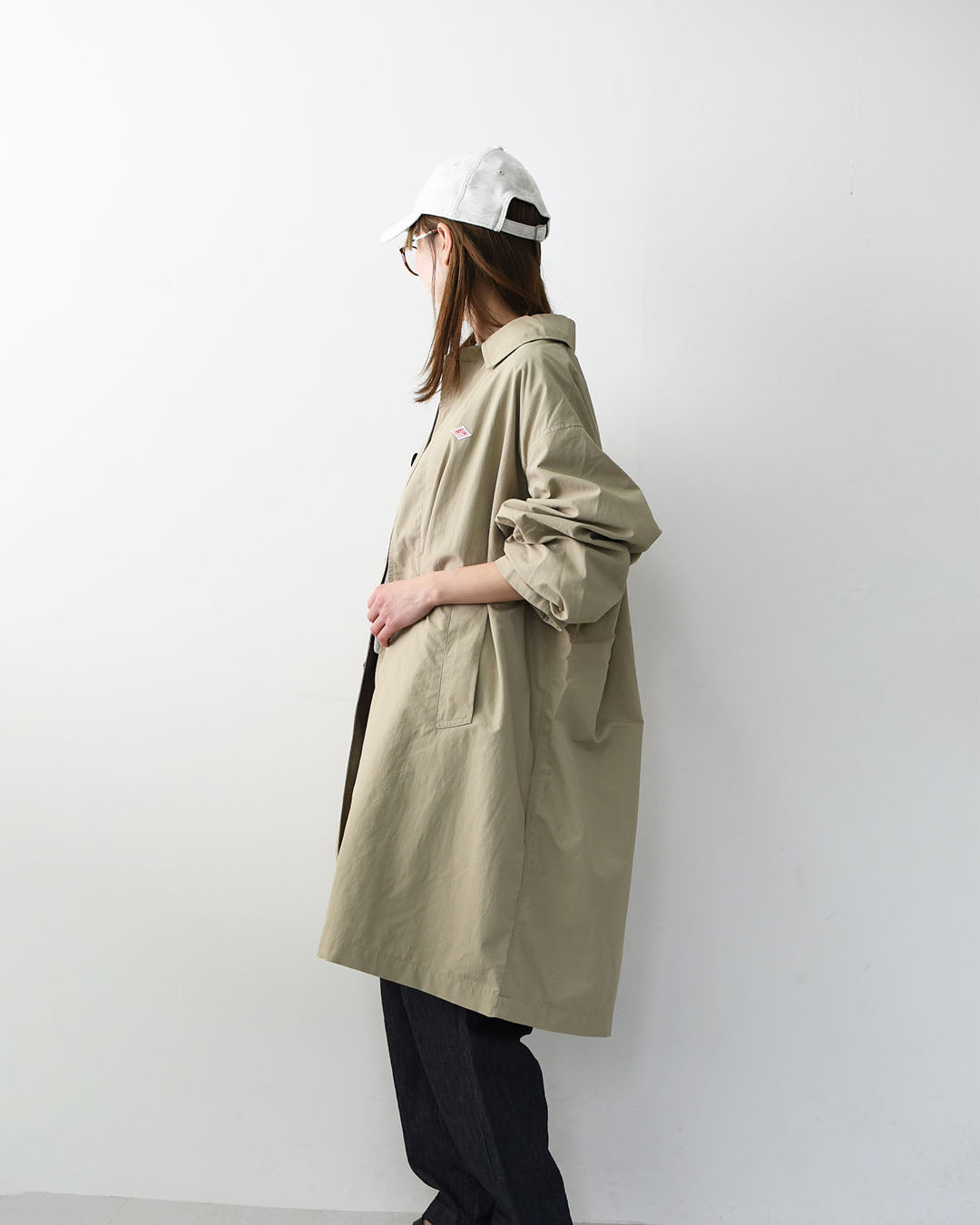 DANTON [ダントン] M COAT [DT-A0768TNY] メンズ コート・ロング丈コート・ステンカラーコート・スプリングコート・春コート・アウター・MEN'S [2026SS]