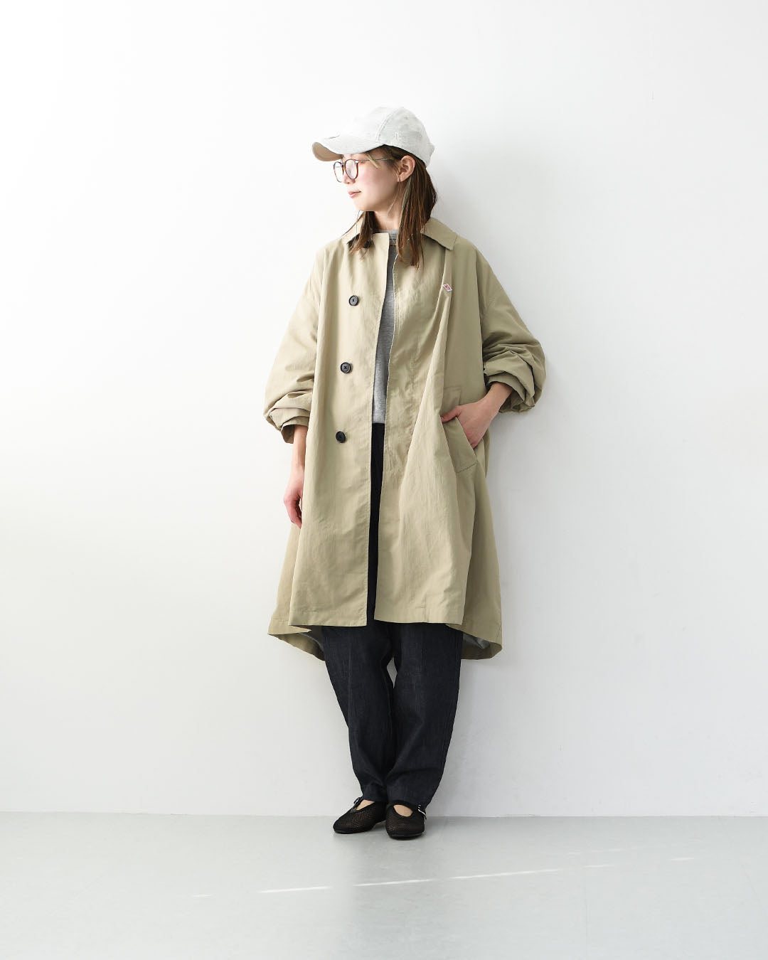 DANTON [ダントン] M COAT [DT-A0768TNY] メンズ コート・ロング丈コート・ステンカラーコート・スプリングコート・春コート・アウター・MEN'S [2026SS]