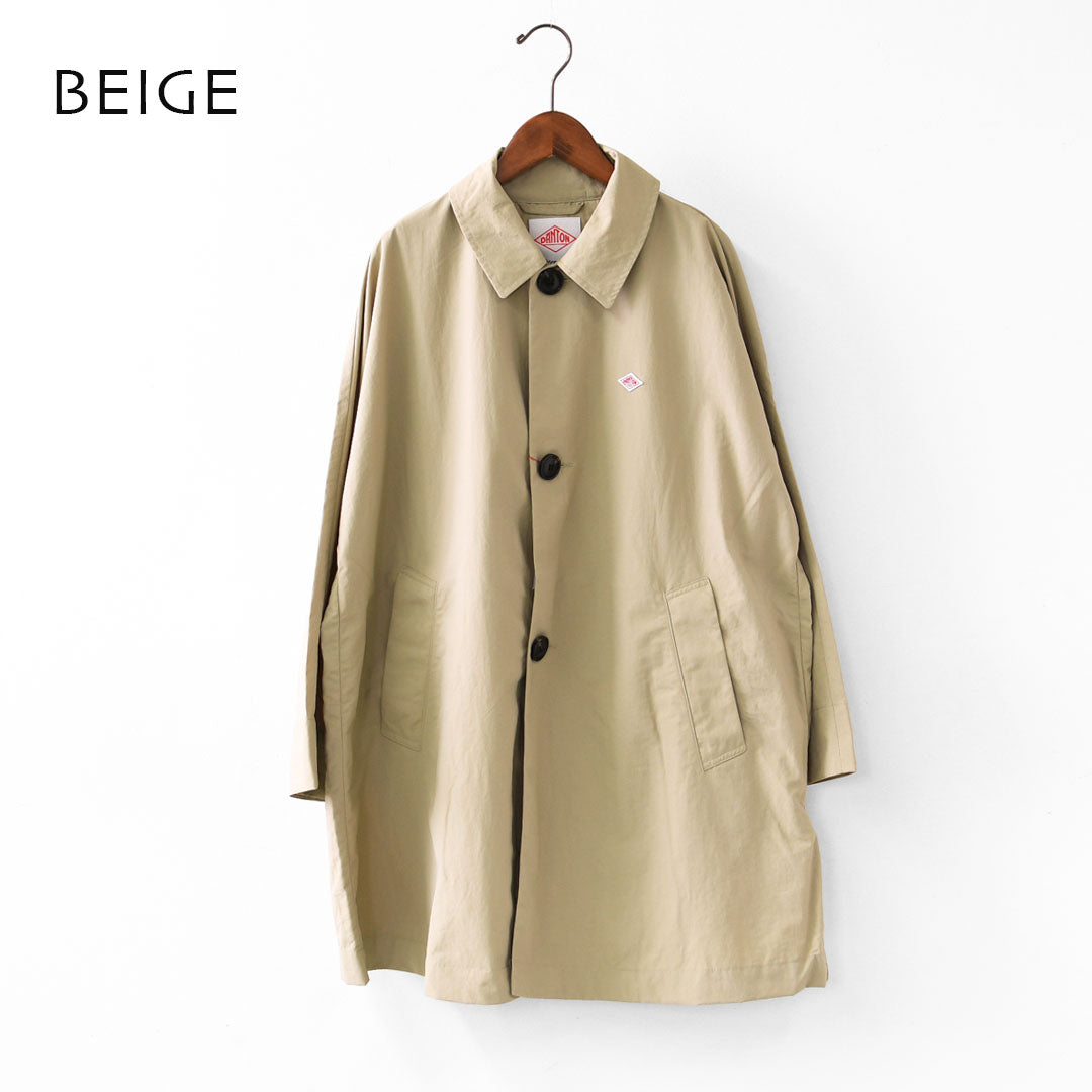 DANTON [ダントン] W DOLMAN SLEEVE COAT [DT-A0769TNY] ドルマンスリーブコート・ステンカラーコート・ナイロンコート・ドルマンスリーブ・春コート・春アウター・LADY'S [2026SS]