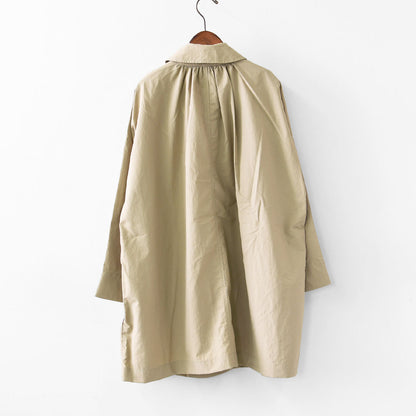 DANTON [ダントン] W DOLMAN SLEEVE COAT [DT-A0769TNY] ドルマンスリーブコート・ステンカラーコート・ナイロンコート・ドルマンスリーブ・春コート・春アウター・LADY'S [2026SS]