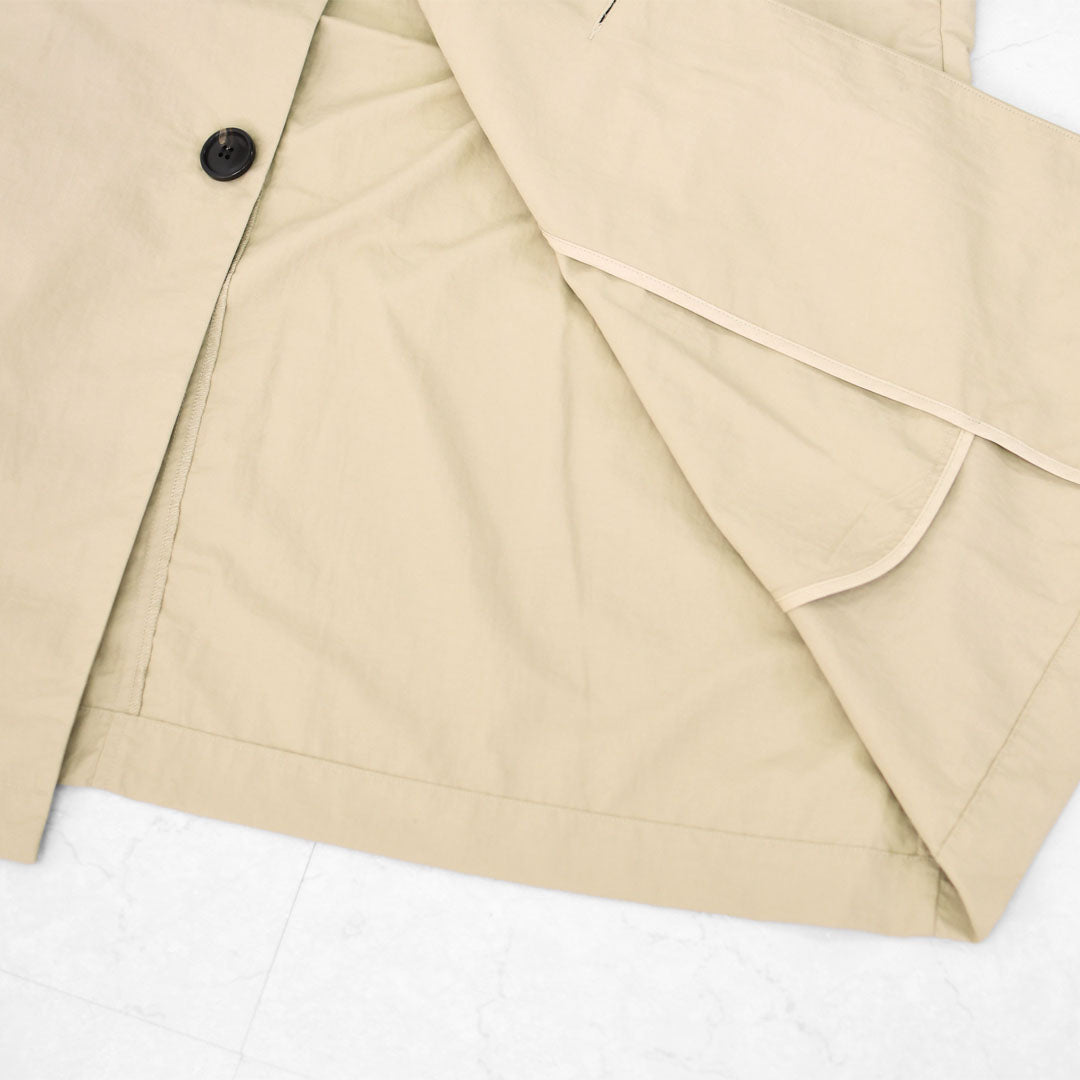 DANTON [ダントン] W DOLMAN SLEEVE COAT [DT-A0769TNY] ドルマンスリーブコート・ステンカラーコート・ナイロンコート・ドルマンスリーブ・春コート・春アウター・LADY'S [2026SS]