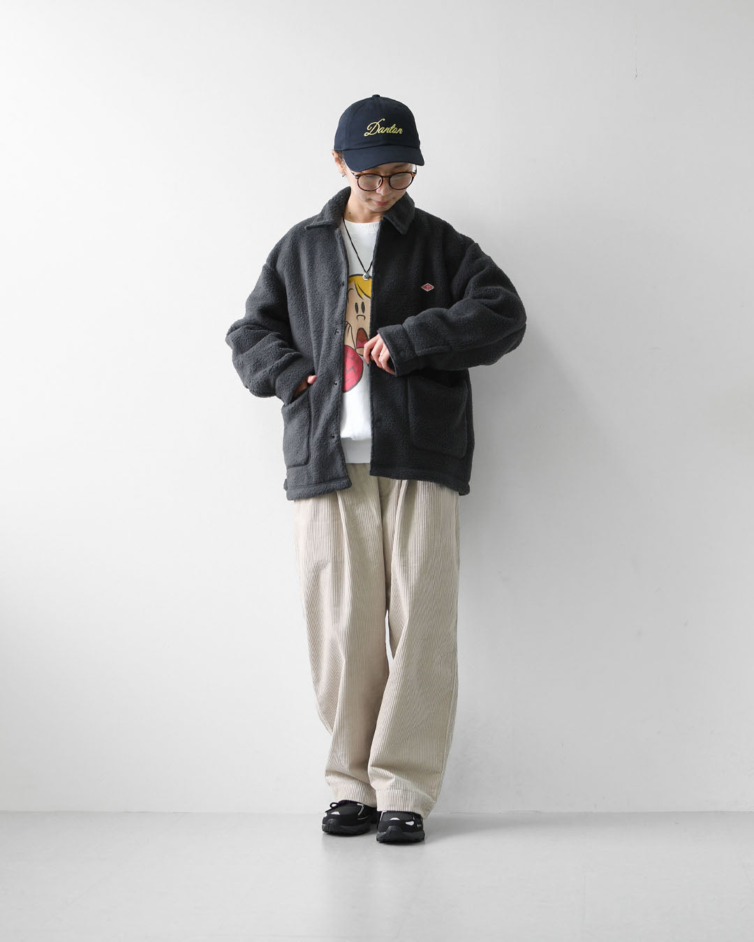 DANTON [ダントン]W Double Face Boa Coverall Jacket [DT-A0800WNN] ダブルフェイスボアカバーオールジャケット・ボアジャケット・カバーオールジャケット・ダブルフェイスボア・ライトウェイト・アウター・ジャケット・LADY'S [2026AW]