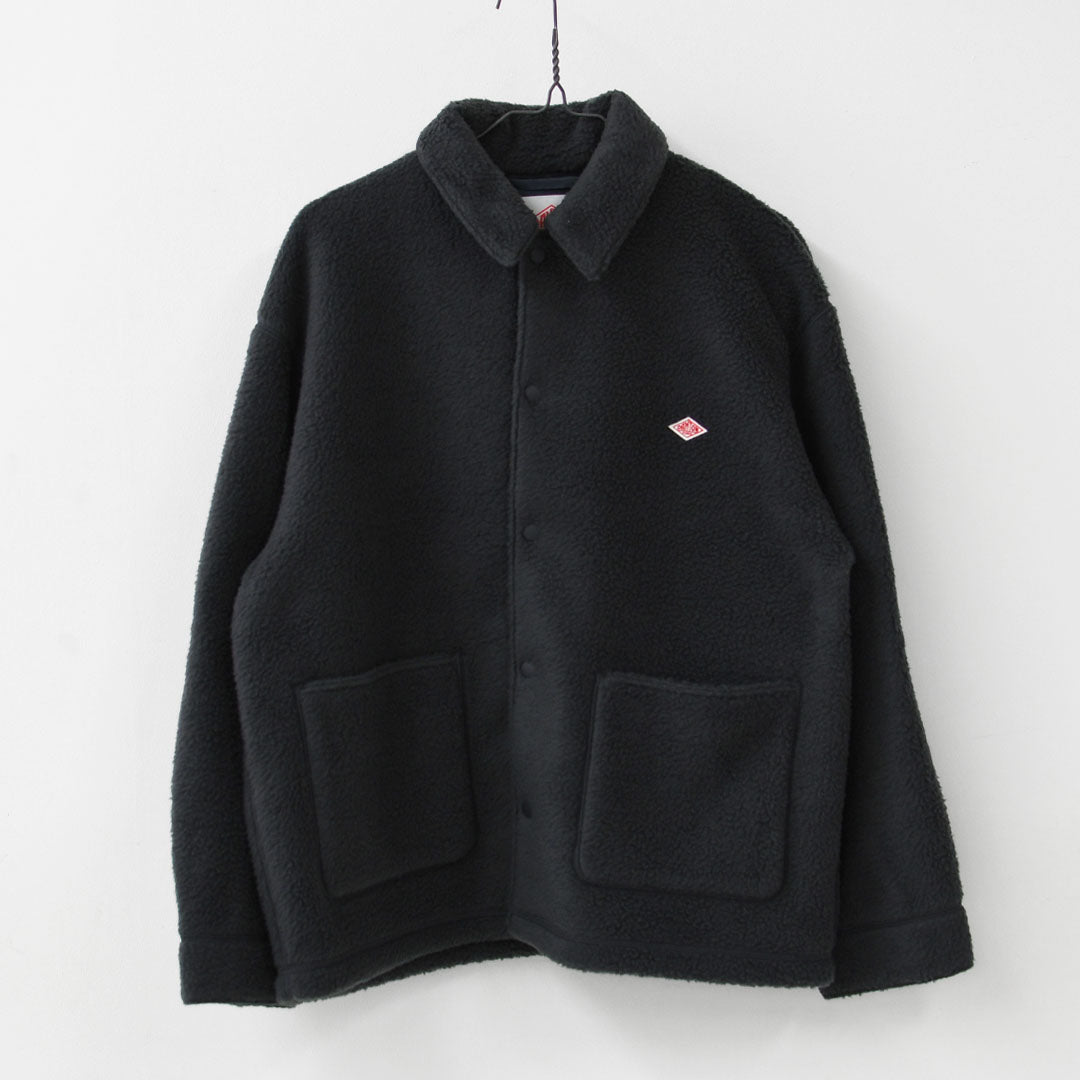 DANTON [ダントン]W Double Face Boa Coverall Jacket [DT-A0800WNN] ダブルフェイスボアカバーオールジャケット・ボアジャケット・カバーオールジャケット・ダブルフェイスボア・ライトウェイト・アウター・ジャケット・LADY'S [2026AW]
