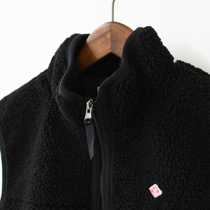 DANTON [ダントン] W Light Boa Stand Collar Vest [DT-A0805LBA] ライトボア スタンドカラーベスト・ボアベスト・ベスト・スタンドカラー・ライトボア・LADY'S [2026AW]