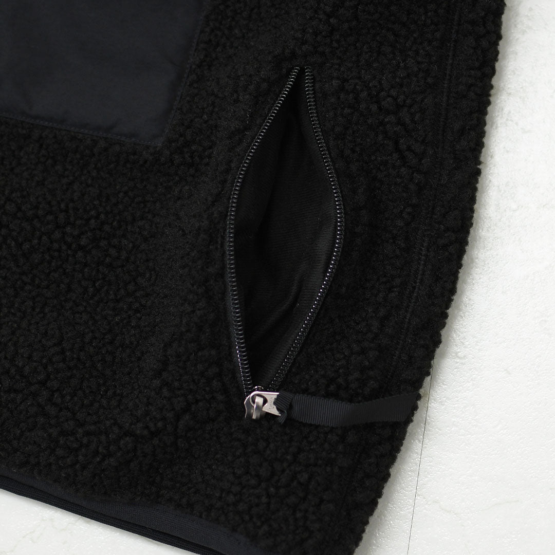 DANTON [ダントン] W Light Boa Stand Collar Vest [DT-A0805LBA] ライトボア スタンドカラーベスト・ボアベスト・ベスト・スタンドカラー・ライトボア・LADY'S [2026AW]