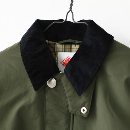 DANTON [ダントン] W Nylon Taffeta Work Jacket [DT-A0808STV] ナイロンタフタワークジャケット・ワークジャケット・コーデュロイ襟・ナイロンタフタ・おしゃれジャケット・LADY'S [2026AW]