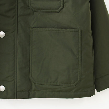 DANTON [ダントン] W Nylon Taffeta Work Jacket [DT-A0808STV] ナイロンタフタワークジャケット・ワークジャケット・コーデュロイ襟・ナイロンタフタ・おしゃれジャケット・LADY'S [2026AW]