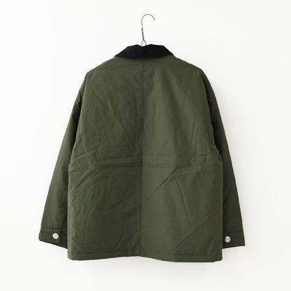 DANTON [ダントン] W Nylon Taffeta Work Jacket [DT-A0808STV] ナイロンタフタワークジャケット・ワークジャケット・コーデュロイ襟・ナイロンタフタ・おしゃれジャケット・LADY'S [2026AW]
