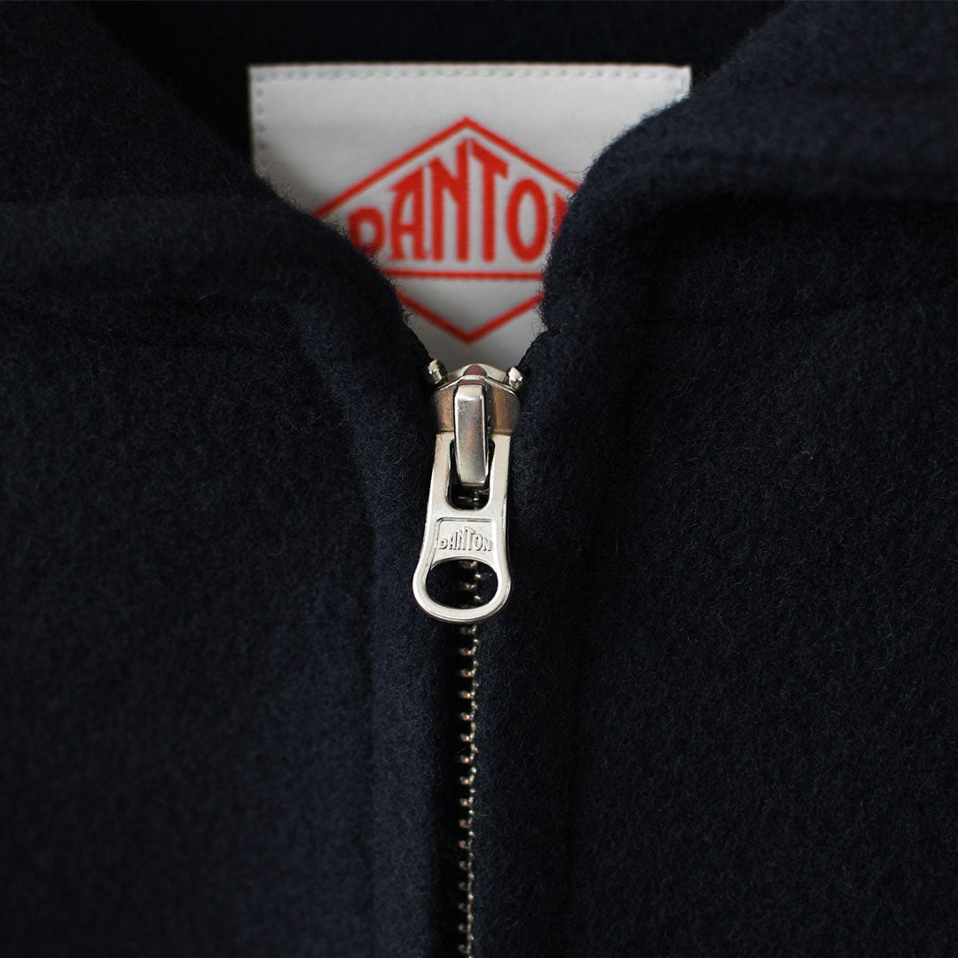 DANTON [ダントン] W Wool Melton Round Collar Jacket [DT-A0816BMR] ウールメルトンラウンドカラージャケット・ウールジャケット・メルトン素材・ボックスシルエット・ジャケット・アウター・LADY'S [2026AW]