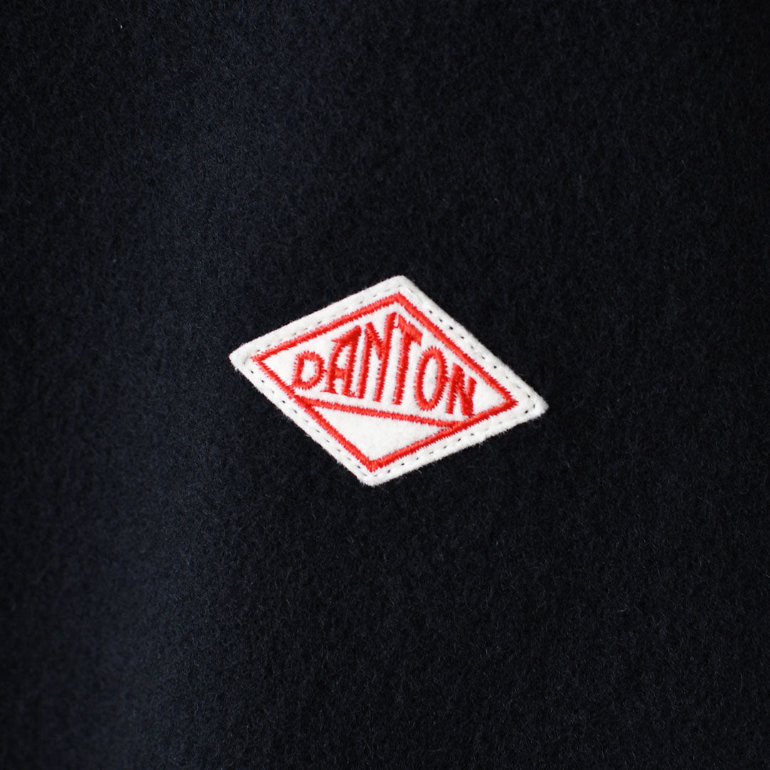 DANTON [ダントン] W Wool Melton Round Collar Jacket [DT-A0816BMR] ウールメルトンラウンドカラージャケット・ウールジャケット・メルトン素材・ボックスシルエット・ジャケット・アウター・LADY'S [2026AW]