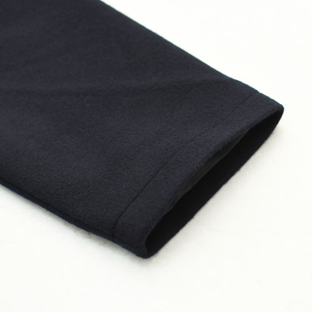 DANTON [ダントン] W Wool Melton Round Collar Jacket [DT-A0816BMR] ウールメルトンラウンドカラージャケット・ウールジャケット・メルトン素材・ボックスシルエット・ジャケット・アウター・LADY'S [2026AW]