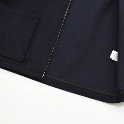 DANTON [ダントン] W Wool Melton Round Collar Jacket [DT-A0816BMR] ウールメルトンラウンドカラージャケット・ウールジャケット・メルトン素材・ボックスシルエット・ジャケット・アウター・LADY'S [2026AW]