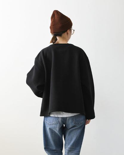 DANTON [ダントン] W Fleece Like Collarless Jacket [DT-A0820NDP] フリースライクカラーレスジャケット・フリースジャケット・カラーレスジャケット・軽量・ジャケット・アウター・LADY'S [2026AW]