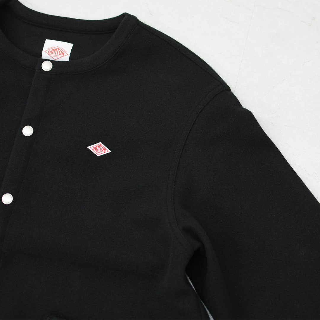 DANTON [ダントン] W Fleece Like Collarless Jacket [DT-A0820NDP] フリースライクカラーレスジャケット・フリースジャケット・カラーレスジャケット・軽量・ジャケット・アウター・LADY'S [2026AW]
