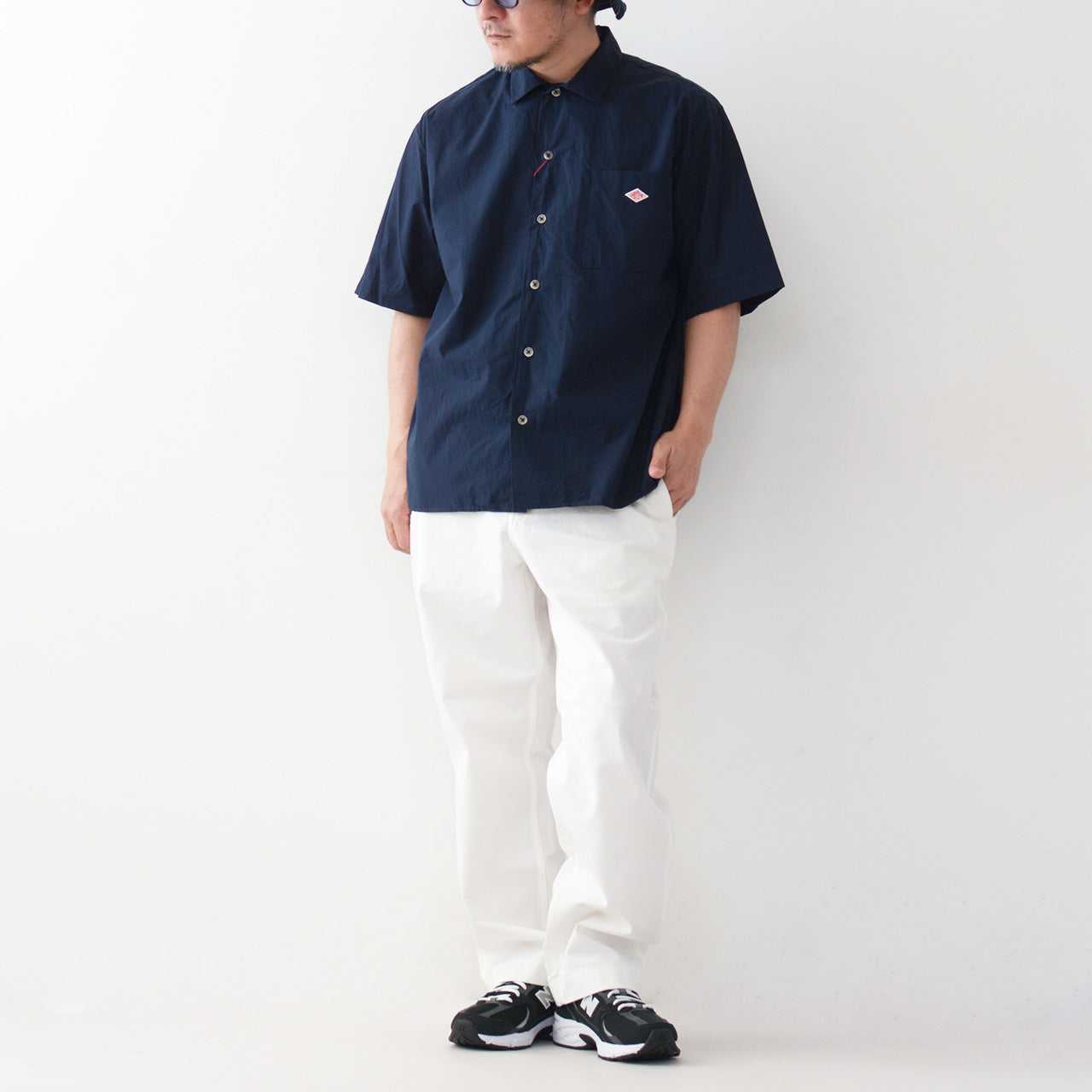 DANTON [ダントン] M's PLAIN WORK SHIRT S/S [DT-B0049CPL-T] プレーンワークシャツ [2024SS]