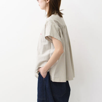 DANTON [ダントン] W COTTON LINEN SLUB SLEEVELESS SHIRT [DT-B0235VCL] コットンリネンスラブスリーブレスシャツ [2025SS]