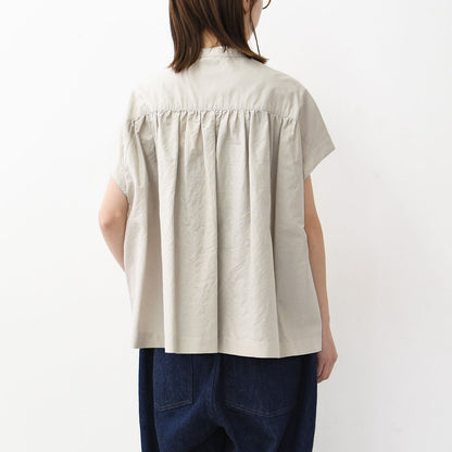 DANTON [ダントン] W COTTON LINEN SLUB SLEEVELESS SHIRT [DT-B0235VCL] コットンリネンスラブスリーブレスシャツ [2025SS]