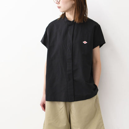 DANTON [ダントン] W COTTON LINEN SLUB SLEEVELESS SHIRT [DT-B0235VCL] コットンリネンスラブスリーブレスシャツ [2025SS]
