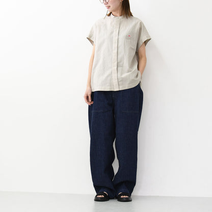 DANTON [ダントン] W COTTON LINEN SLUB SLEEVELESS SHIRT [DT-B0235VCL] コットンリネンスラブスリーブレスシャツ [2025SS]