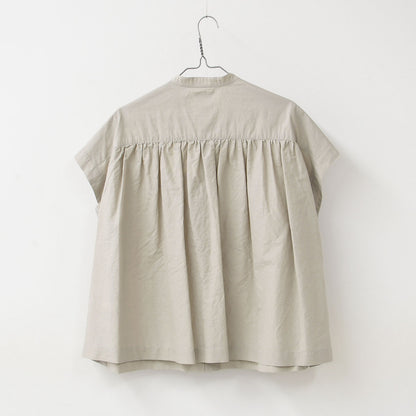 DANTON [ダントン] W COTTON LINEN SLUB SLEEVELESS SHIRT [DT-B0235VCL] コットンリネンスラブスリーブレスシャツ [2025SS]