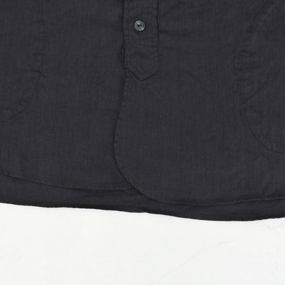 DANTON [ダントン] W RINEN BAND COLLAR SHIRT L/S  [DT-B0279FLI] リネンバンドカラーシャツ・長袖・ロングスリーブ・LADY'S [2026SS]