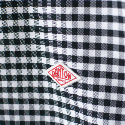 DANTON [ダントン] M OXFORD ROUND COLLAR PULLOVER SHIRT PATTERN [DT-B0282OXP] オクスフォードラウンドカラープルオーバーシャツ・MEN'S [2025SS]