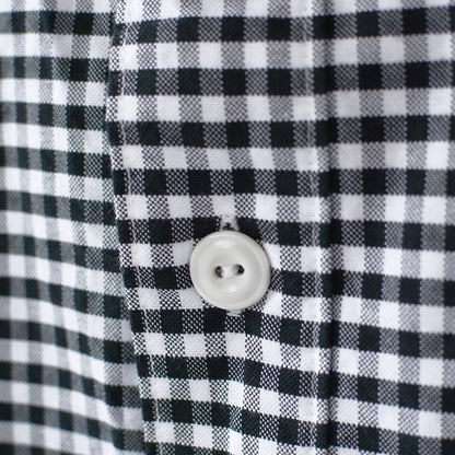 DANTON [ダントン] M OXFORD ROUND COLLAR PULLOVER SHIRT PATTERN [DT-B0282OXP] オクスフォードラウンドカラープルオーバーシャツ・MEN'S [2025SS]