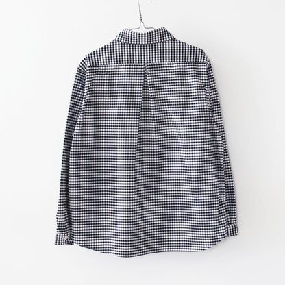 DANTON [ダントン] M OXFORD ROUND COLLAR PULLOVER SHIRT PATTERN [DT-B0282OXP] オクスフォードラウンドカラープルオーバーシャツ・MEN'S [2025SS]