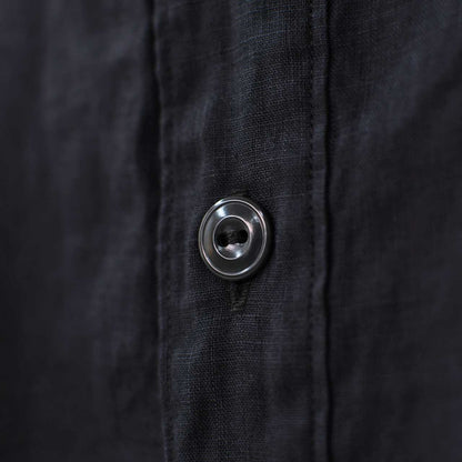 DANTON [ダントン] W LINEN CLOTH ROUND COLLAR P.O SHIRT S/S [DT-B0283FLI] リネンクロスラウンドカラープルオーバーシャツ ショートスリーブ [2026SS]