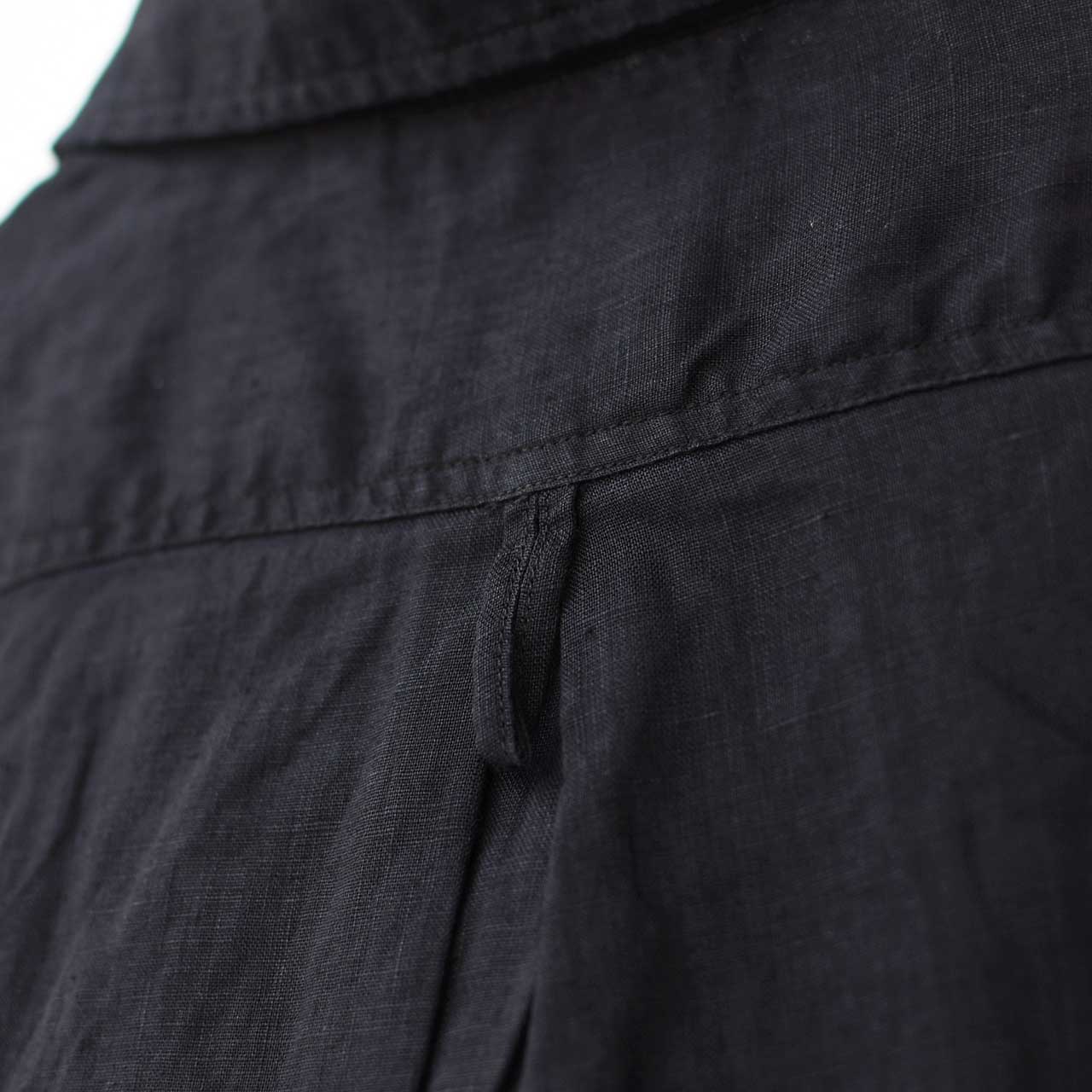 DANTON [ダントン] W LINEN CLOTH ROUND COLLAR P.O SHIRT S/S [DT-B0283FLI] リネンクロスラウンドカラープルオーバーシャツ ショートスリーブ [2026SS]