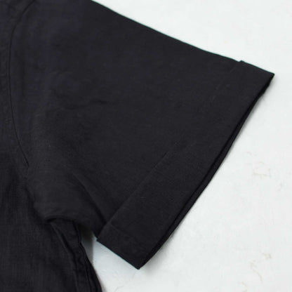 DANTON [ダントン] W LINEN CLOTH ROUND COLLAR P.O SHIRT S/S [DT-B0283FLI] リネンクロスラウンドカラープルオーバーシャツ ショートスリーブ [2026SS]