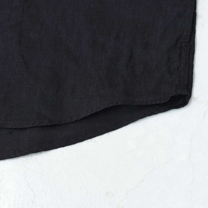 DANTON [ダントン] W LINEN CLOTH ROUND COLLAR P.O SHIRT S/S [DT-B0283FLI] リネンクロスラウンドカラープルオーバーシャツ ショートスリーブ [2026SS]