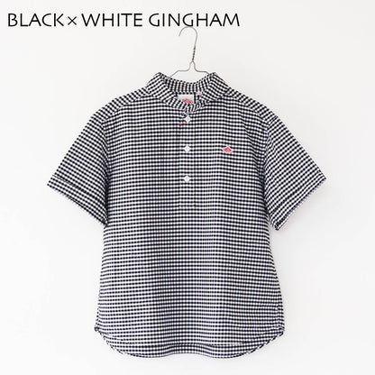 DANTON [ダントン] W OXFORD ROUND COLLAR SHORT SLEEVE PULLOVER SHIRT [DT-B0283OXP] オクスフォードラウンドカラーショートスリーブプルオーバーシャツ [2026SS]