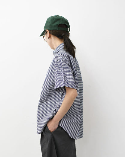 DANTON [ダントン] W OXFORD ROUND COLLAR SHORT SLEEVE PULLOVER SHIRT [DT-B0283OXP] オクスフォードラウンドカラーショートスリーブプルオーバーシャツ [2026SS]