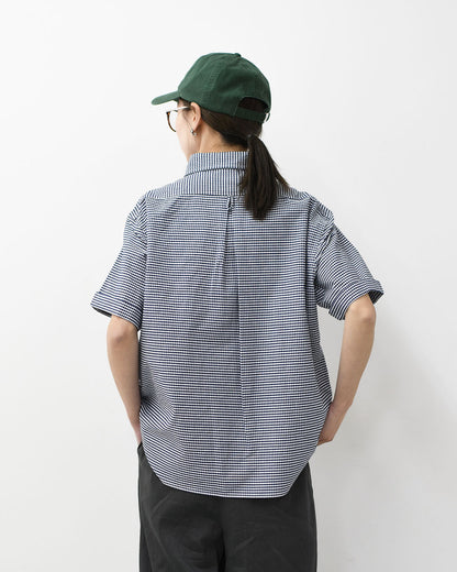 DANTON [ダントン] W OXFORD ROUND COLLAR SHORT SLEEVE PULLOVER SHIRT [DT-B0283OXP] オクスフォードラウンドカラーショートスリーブプルオーバーシャツ [2026SS]
