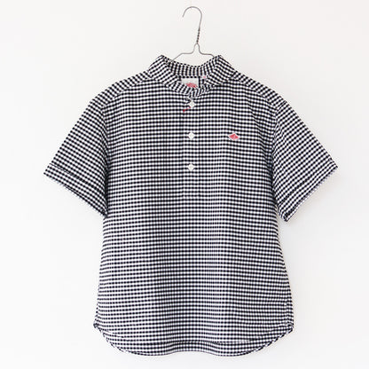DANTON [ダントン] W OXFORD ROUND COLLAR SHORT SLEEVE PULLOVER SHIRT [DT-B0283OXP] オクスフォードラウンドカラーショートスリーブプルオーバーシャツ [2026SS]