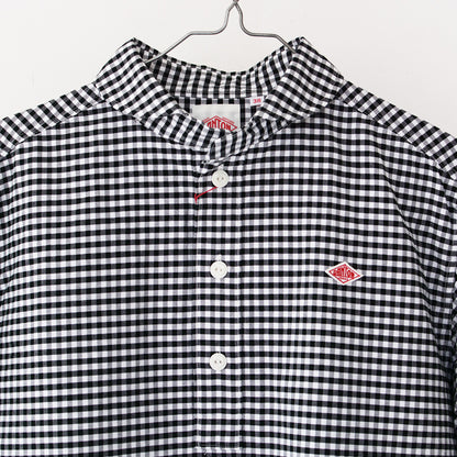 DANTON [ダントン] W OXFORD ROUND COLLAR SHORT SLEEVE PULLOVER SHIRT [DT-B0283OXP] オクスフォードラウンドカラーショートスリーブプルオーバーシャツ [2026SS]