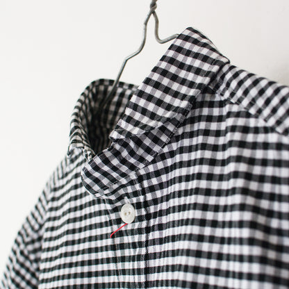 DANTON [ダントン] W OXFORD ROUND COLLAR SHORT SLEEVE PULLOVER SHIRT [DT-B0283OXP] オクスフォードラウンドカラーショートスリーブプルオーバーシャツ [2026SS]