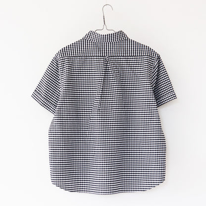 DANTON [ダントン] W OXFORD ROUND COLLAR SHORT SLEEVE PULLOVER SHIRT [DT-B0283OXP] オクスフォードラウンドカラーショートスリーブプルオーバーシャツ [2026SS]