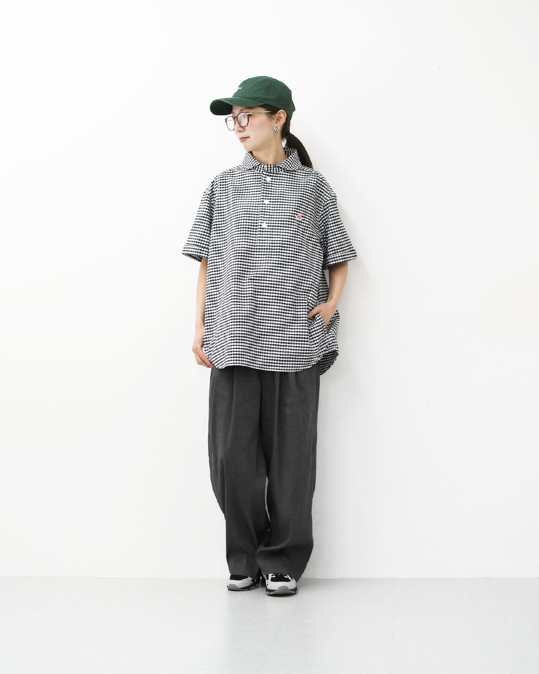 DANTON [ダントン] M OXFORD ROUND COLLAR SHORT SLEEVE PULLOVER SHIRT [DT-B0284OXP] オクスフォードラウンドカラーショートスリーブプルオーバーシャツ [2026SS]