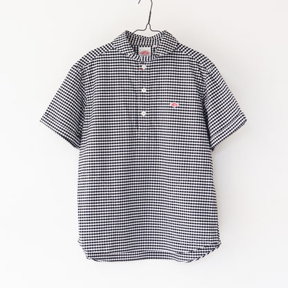 DANTON [ダントン] M OXFORD ROUND COLLAR SHORT SLEEVE PULLOVER SHIRT [DT-B0284OXP] オクスフォードラウンドカラーショートスリーブプルオーバーシャツ [2026SS]