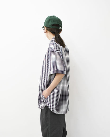 DANTON [ダントン] M OXFORD ROUND COLLAR SHORT SLEEVE PULLOVER SHIRT [DT-B0284OXP] オクスフォードラウンドカラーショートスリーブプルオーバーシャツ [2026SS]