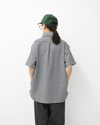 DANTON [ダントン] M OXFORD ROUND COLLAR SHORT SLEEVE PULLOVER SHIRT [DT-B0284OXP] オクスフォードラウンドカラーショートスリーブプルオーバーシャツ [2026SS]