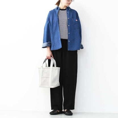 DANTON [ダントン] W DENIM DUNGAREE B.D SHIRT [DT-B0292DUG] デニムダンガリーB.Dシャツ [2025SS]