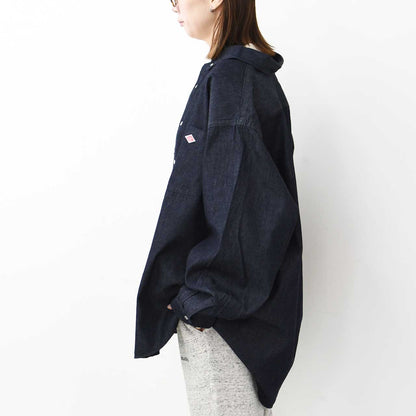DANTON [ダントン] M DENIM DUNGAREE B.D SHIRT [DT-B0293DUG] デニムダンガリーB.Dシャツ [2025SS]