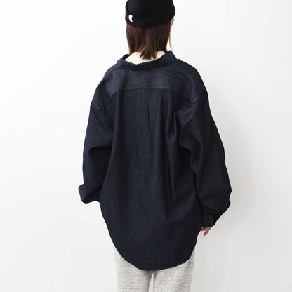 DANTON [ダントン] M DENIM DUNGAREE B.D SHIRT [DT-B0293DUG] デニムダンガリーB.Dシャツ [2025SS]